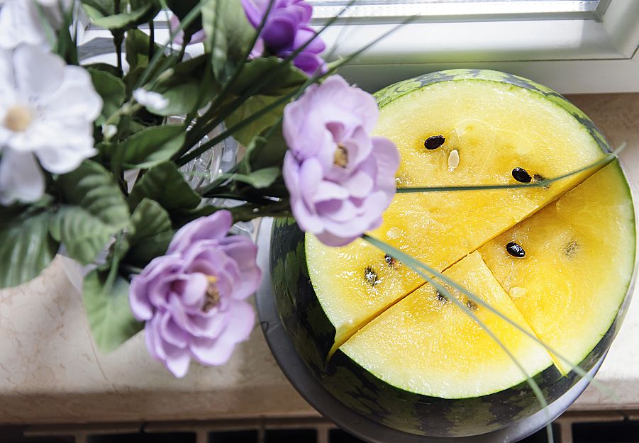 yellow watermelon